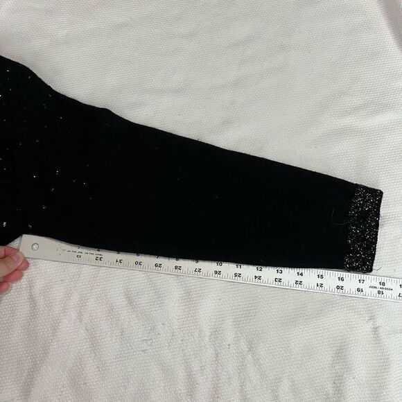 Vintage Black Heavily Beaded SweaterJacket‎ - Picture 6 of 8